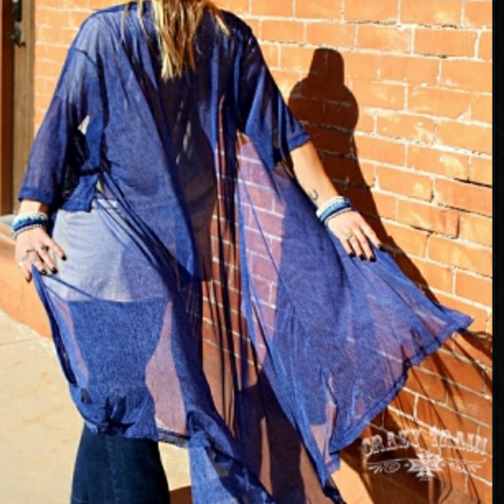 Denim Maxie length Duster